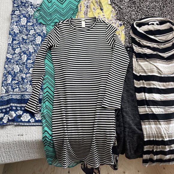 Lot x10+ Women's Boho Floral Summer Tops & Dresses Size M Medium Casual Color - Picture 7 of 12